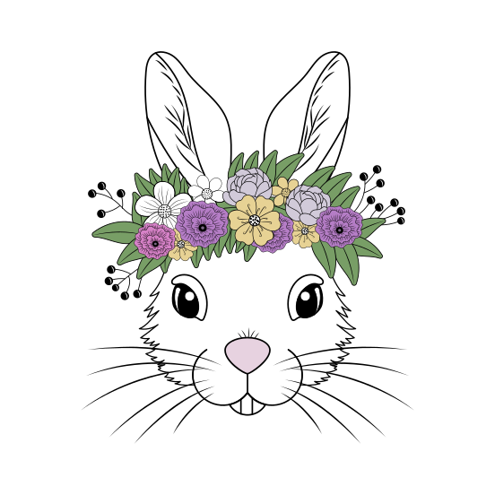 Bunny, Hare, Rabbit, Animal, Creature illustration