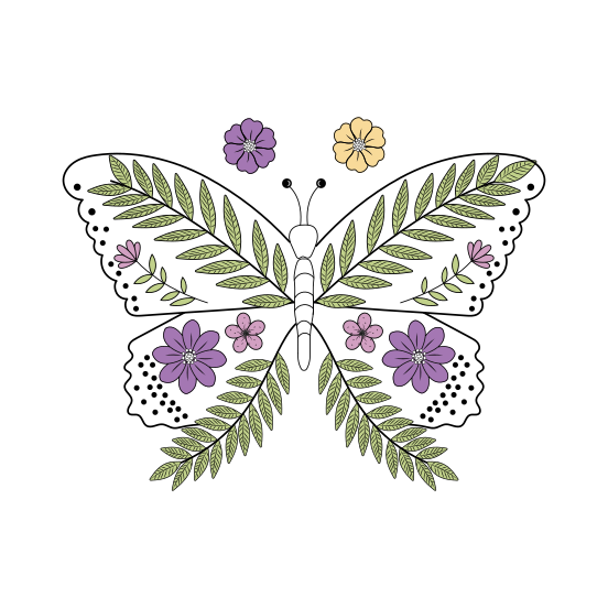 Butterfly, Nature, Insect, Monarch, Creature, illustration