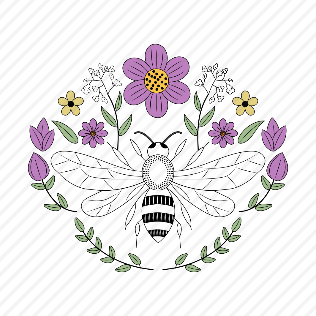 Crystal Bee, Specie, Insect, Floral, Nature preview