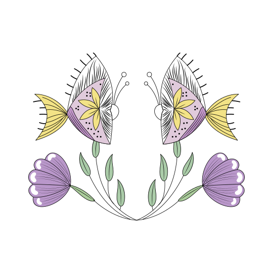 Fish Fin, Tail, Underwater, Animal, Nature illustration