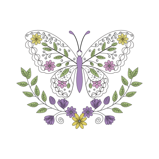 Ornamental Butterfly, Moth, Monarch, Insect, Creature, illustration