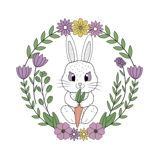 Rabbit, Animal, Bunny, Hare, Creature illustration