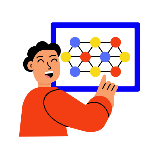 Neural Network, Ai, Intelligence, Biotechnology, Science illustration