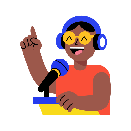 Singing, Artist, Performing, Enjoying, Vocalist, illustration