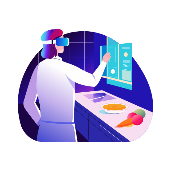 Ar Chef, Cooking, Culinary, Vr, Simulation illustration