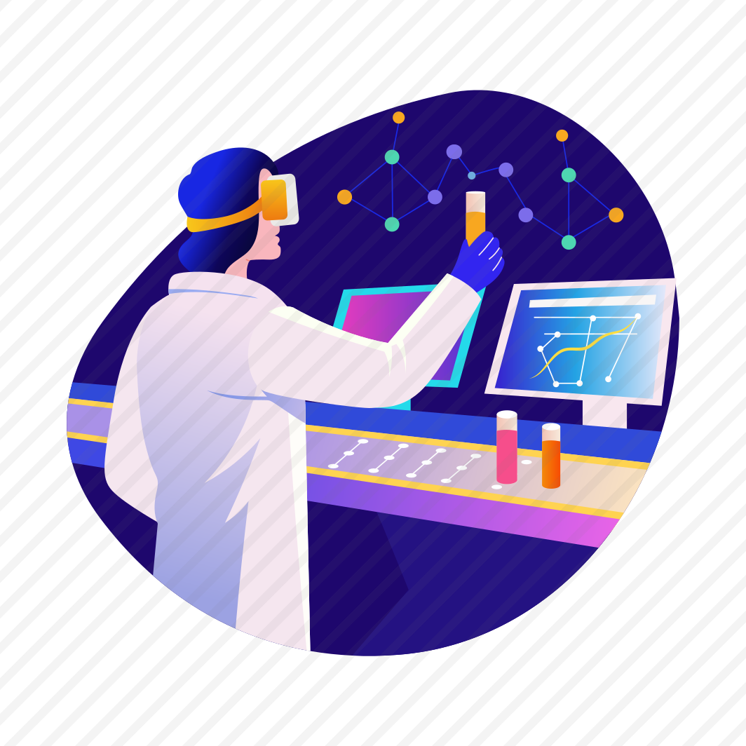 Ar Researcher, Experiment, Scientist, Lab Worker, Technology preview