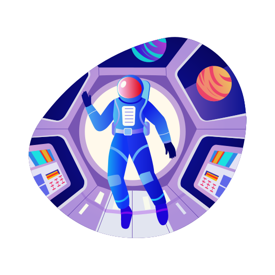 Astronaut, Cosmonaut, Spacesuit, Space Character, Astronomy illustration