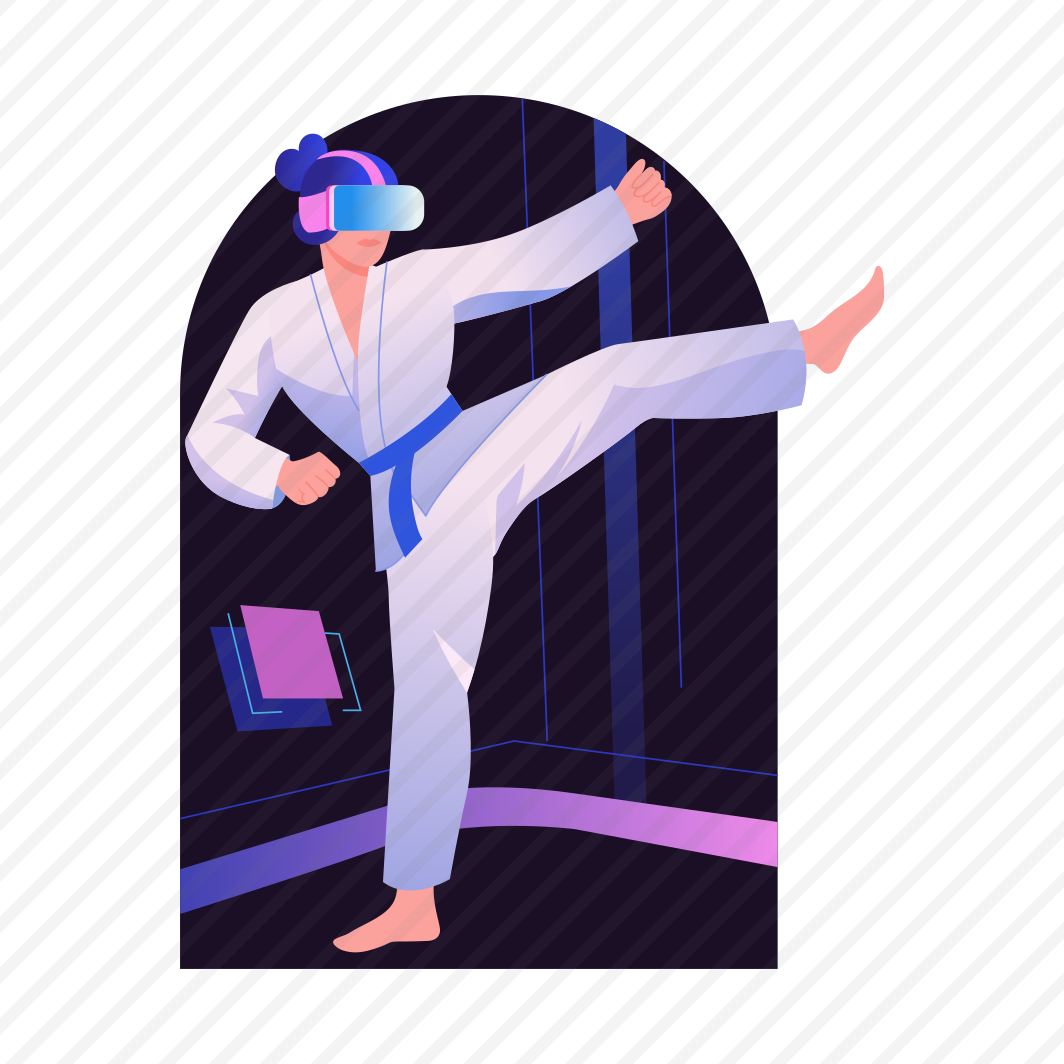 Martial Art, Fighter, Training, Kicking, Character preview