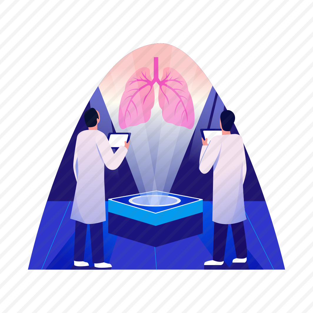 Medical Technology, Pulmonology, Healthcare, Hologram, Diagnosis preview