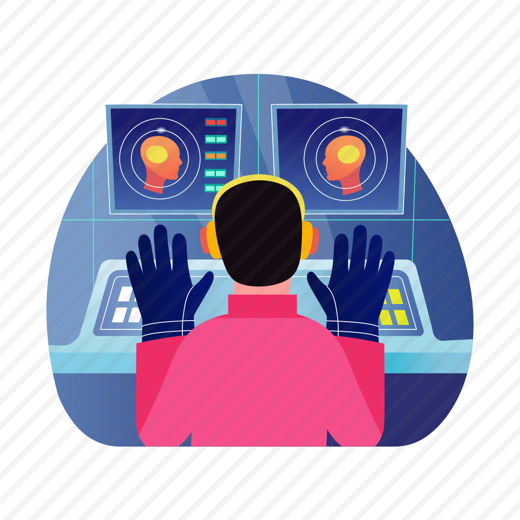 Mind Reader, Psychic, Telepathy, Technology, Character preview