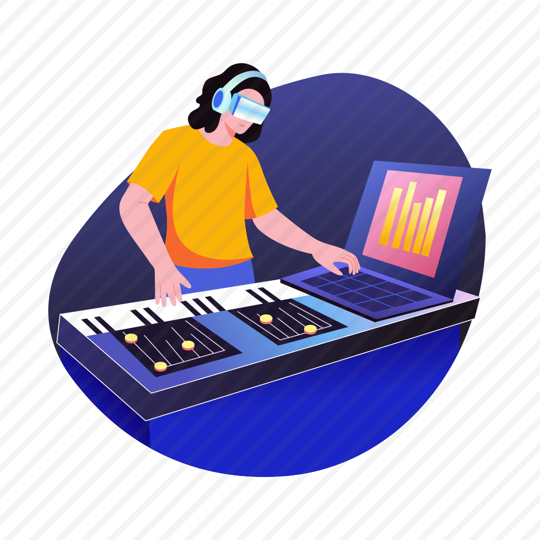 Music Creation, Dj, Sound Mixer, Production, Vr Technology preview