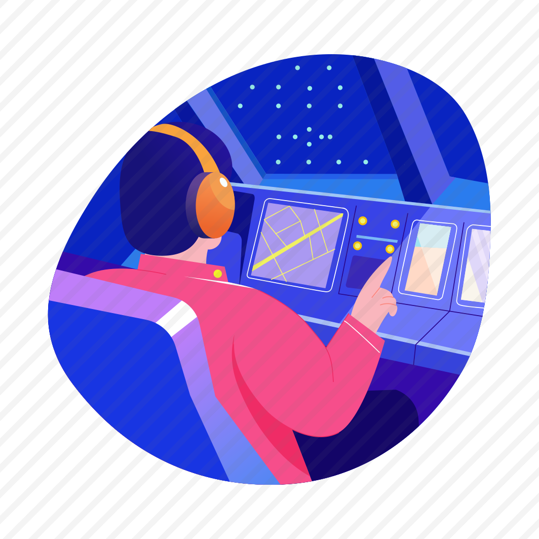 Pilot Cockpit, Aircraft, Aeroplane, Technology, Character preview