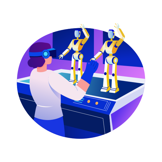 Robot Engineer, Robotics, Technology, Futuristic, Innovative illustration