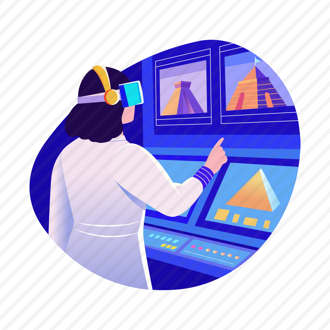 Vr Explorer, Travel, Tour, Technology, Futuristic preview