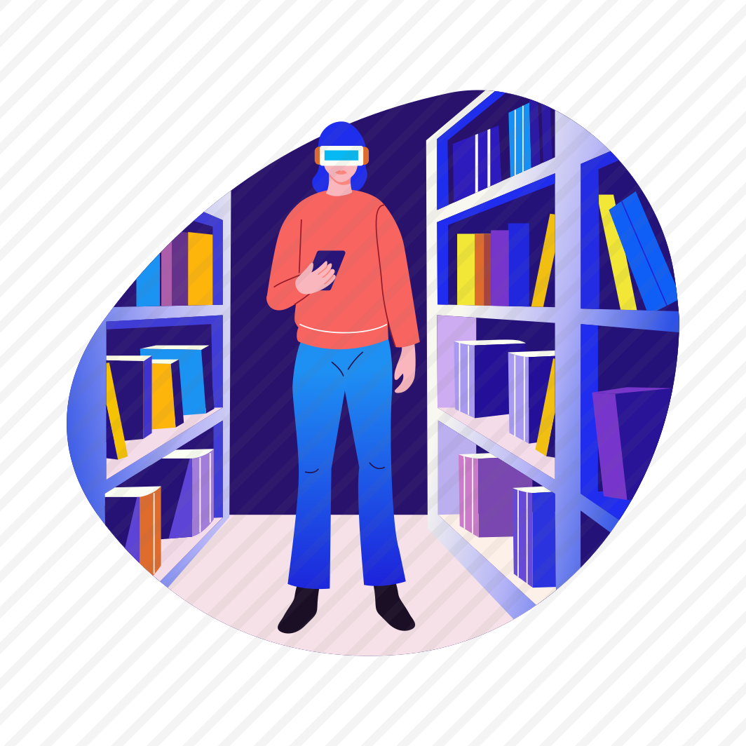 Vr Library, Reading, Books, Study, Literature preview