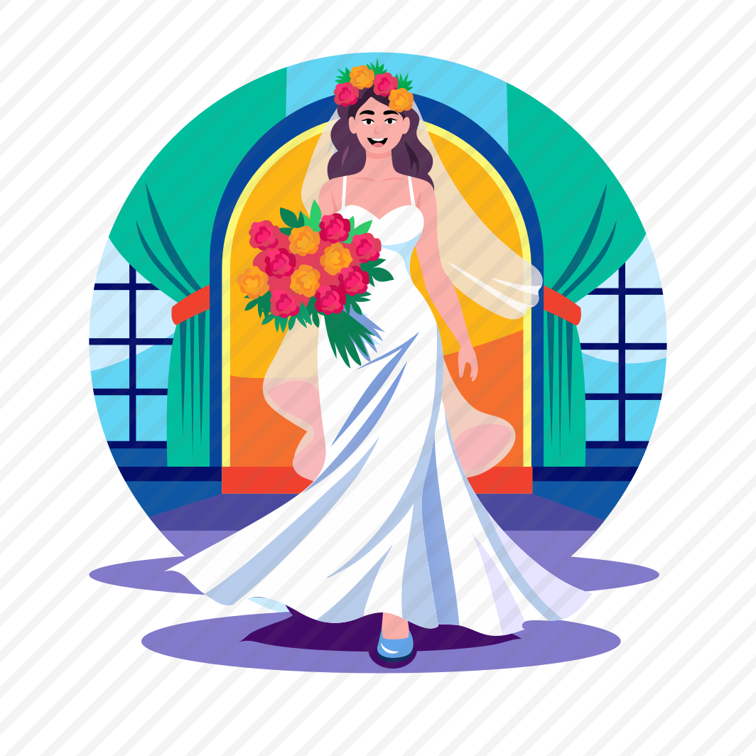 Bride Walk, Wedding, Ceremony, Celebration, Happy preview