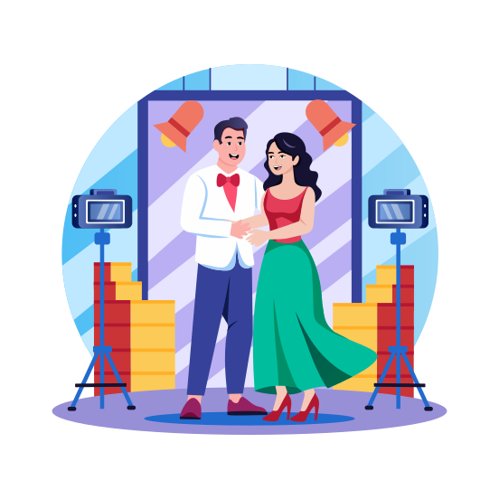 Couple Photoshoot, Photography, Posing, Studio, Partners illustration