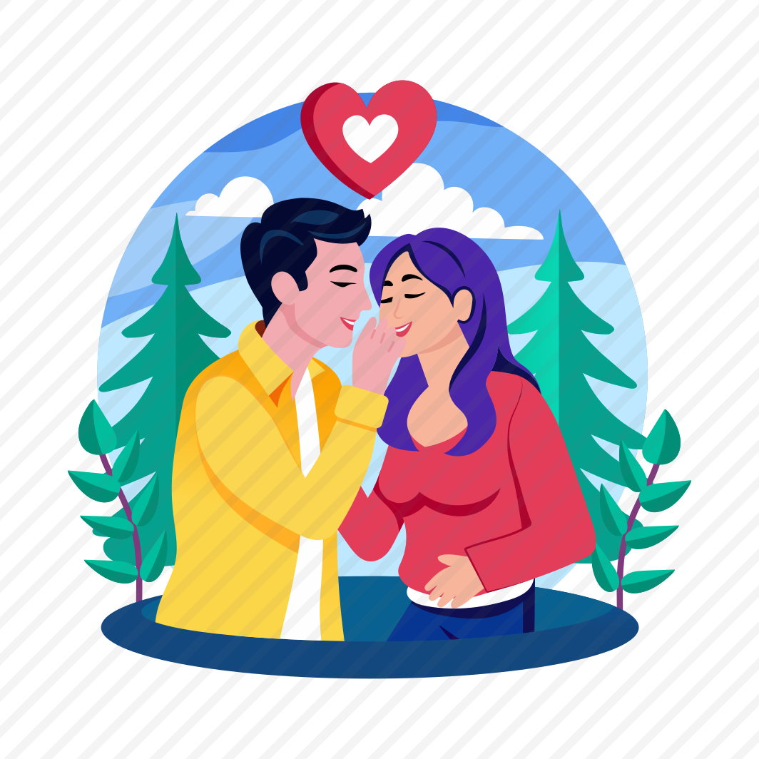 Couple Romance, Kissing, Embracing, Romantic, Spouse preview