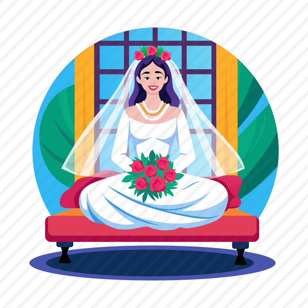 Happy Bride, Smiling, Calm, Wedding, Marriage preview