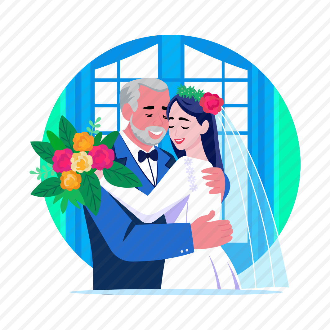 Hugging, Cuddling, Embracing, Affection, Bride preview