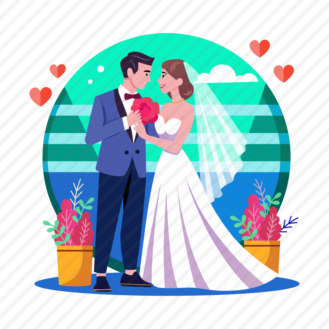 Romantic Couple, Embracing, Spouse, Wedding, Ceremony preview