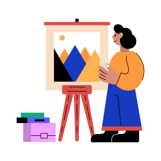 Canvas Art, Canvas Painting, Artwork, Painter, Artist illustration