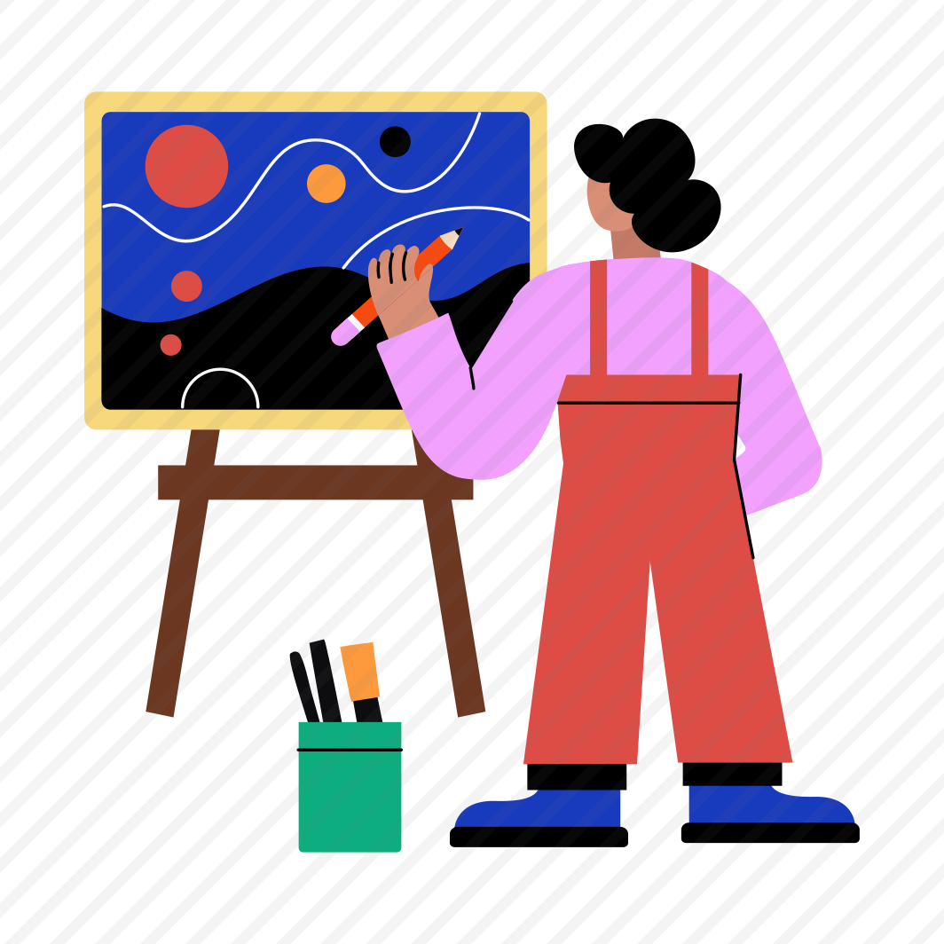 Canvas Art, Easel Painting, Artwork, Painter, Artist preview