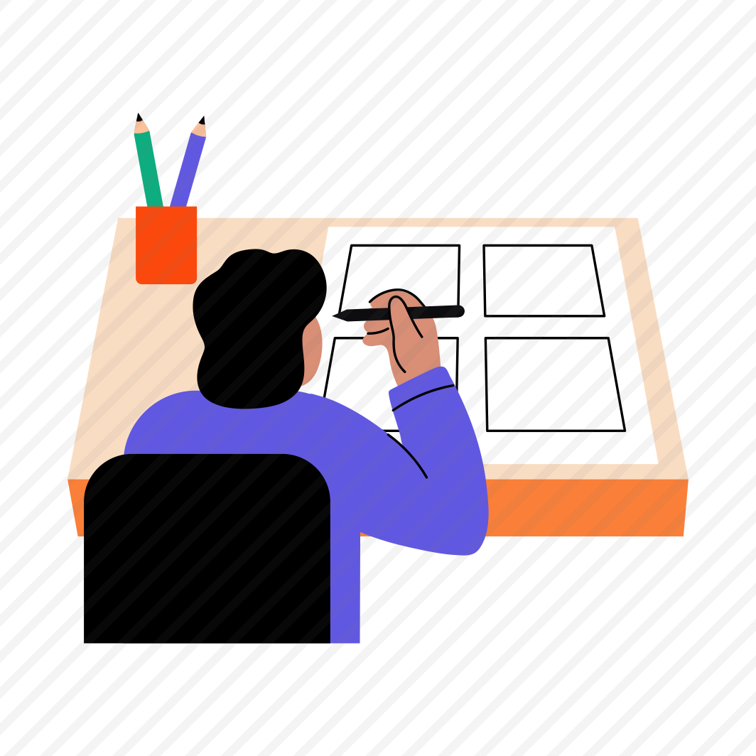 Creating Storyboard, Storyboarding, Drawing, Sketching, Activity preview