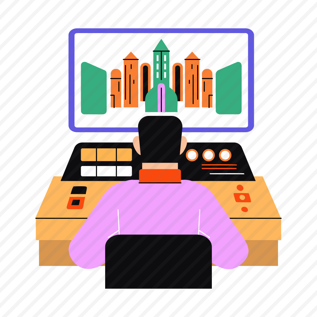 Cyber World, Working, Software, Professional, Character preview