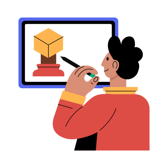 D Modelling, D Designing, Drafting, Graphic Designer, Artist illustration