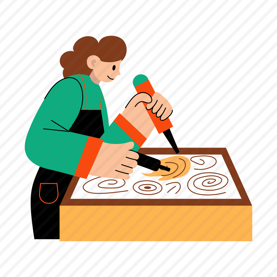 Etching Wood, Engraving, Carving, Woodwork, Artist preview