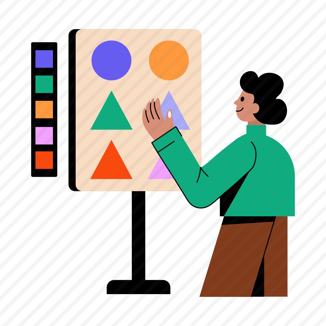 Geometric Art, Geometric Shapes, Artist, Painter, Activity preview