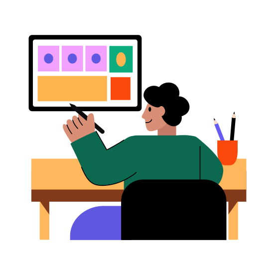 Graphic Designer, Digital Art, Digital Painting, Artist, Designer,icons illustration