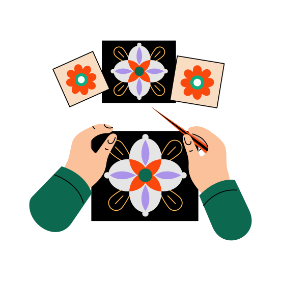 Paper Art, Geometric Pattern, Hobby, Diy, Crafting illustration