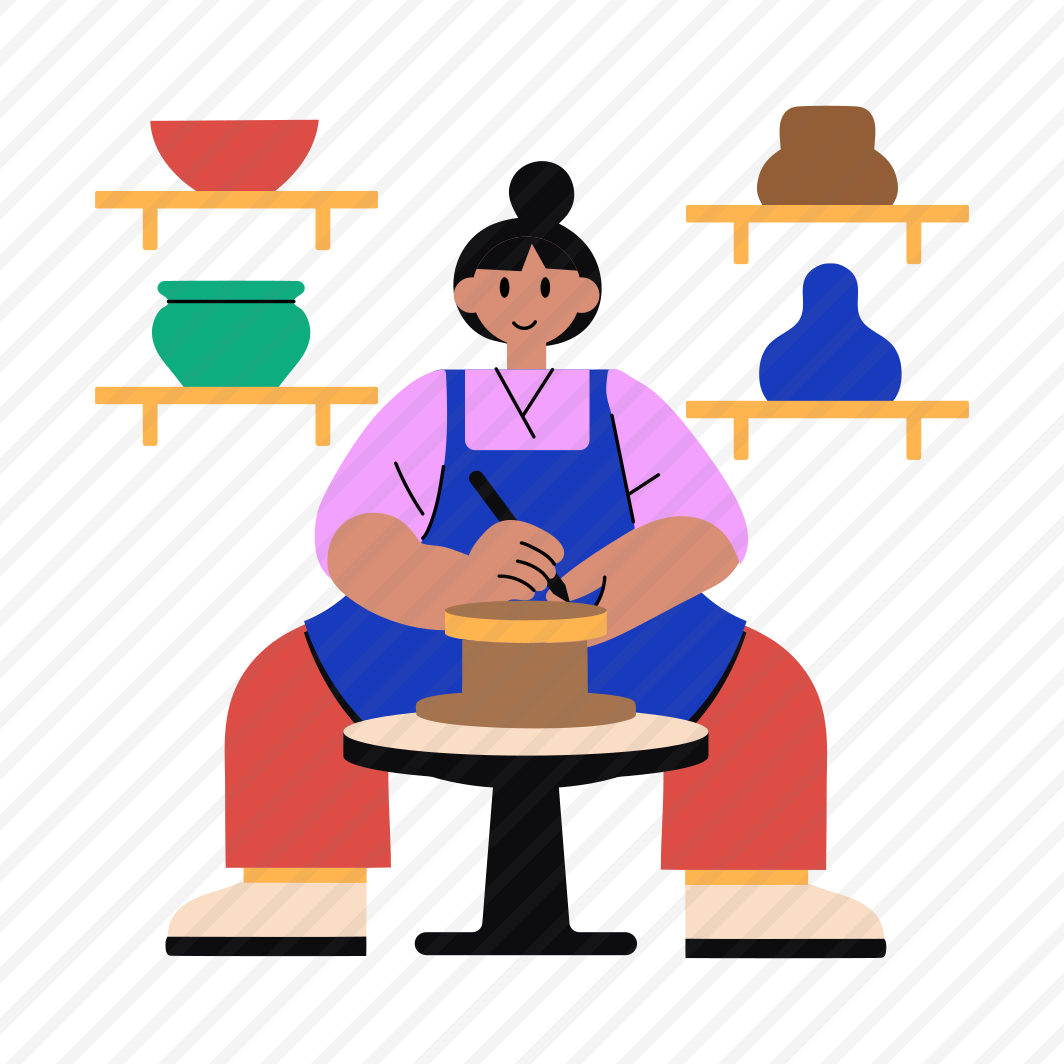 Pottery Making, Ceramics, Claywork, Artistic, Hobby, preview