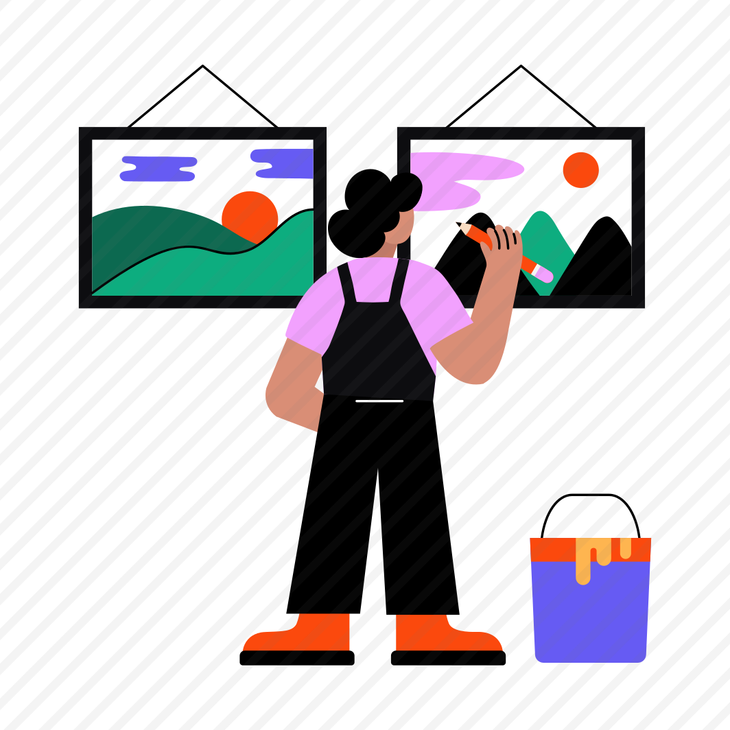 Wall Paintings, Wall Art, Sceneries, Artist, Artworks preview