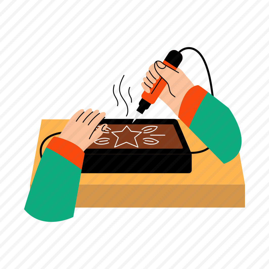 Wood Burning, Pyrography, Pyrogravure, Carving, Woodwork preview