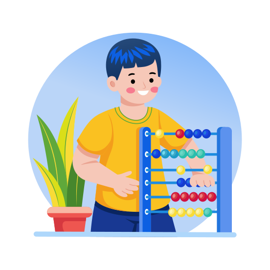 Abacus, Tool, Activity, Student, Learning illustration