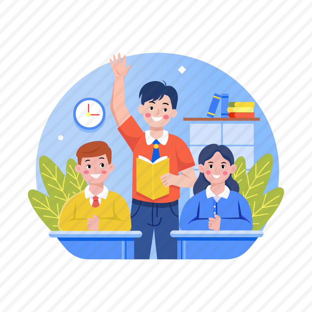 Asking Questions, Student, Raising Hand, Classroom, Academic preview