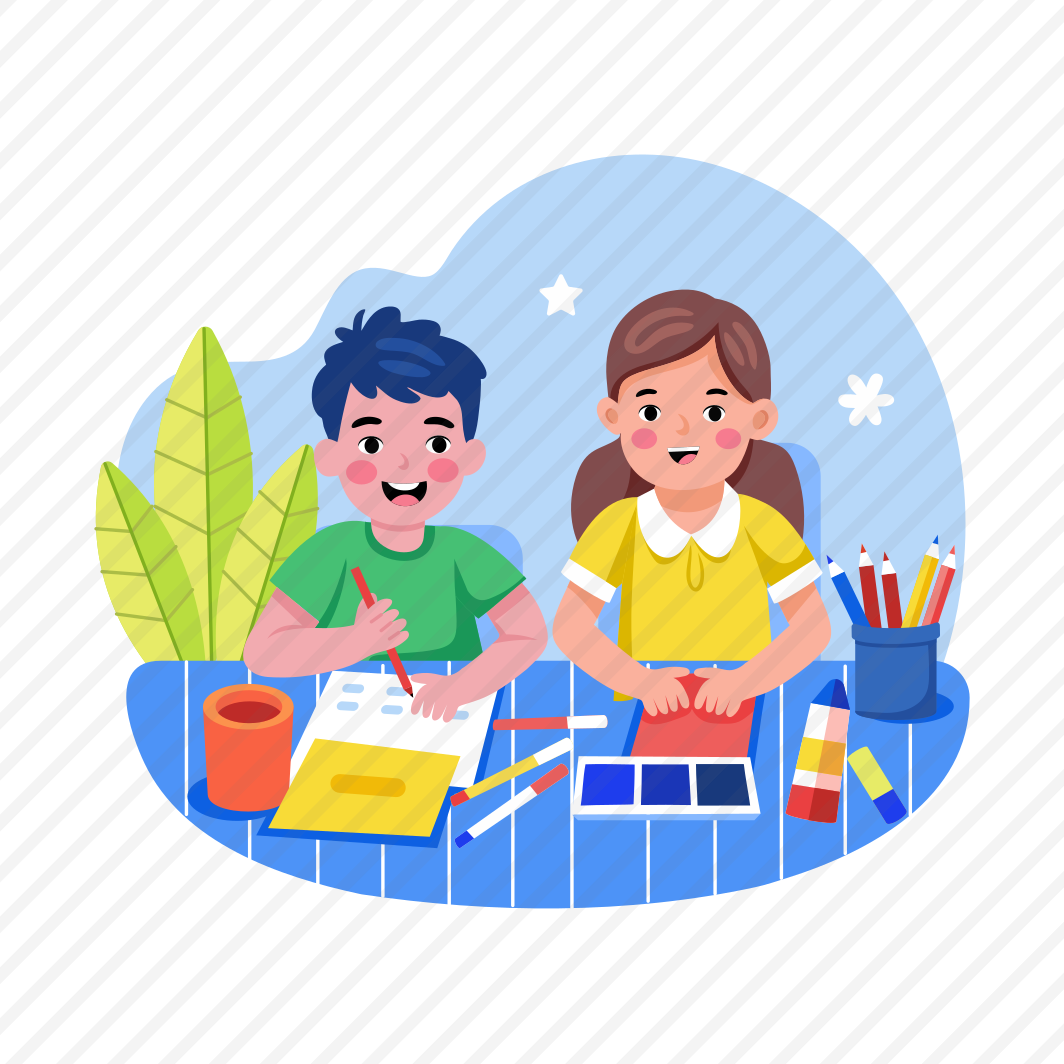 Kids Drawing, Leisure, Activity, Students, Painting preview