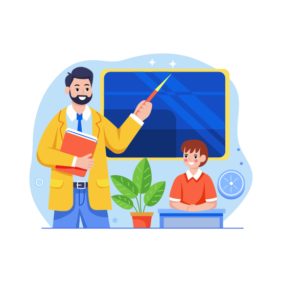 Lecture, Professor, Lecturer, Classroom, Academic illustration