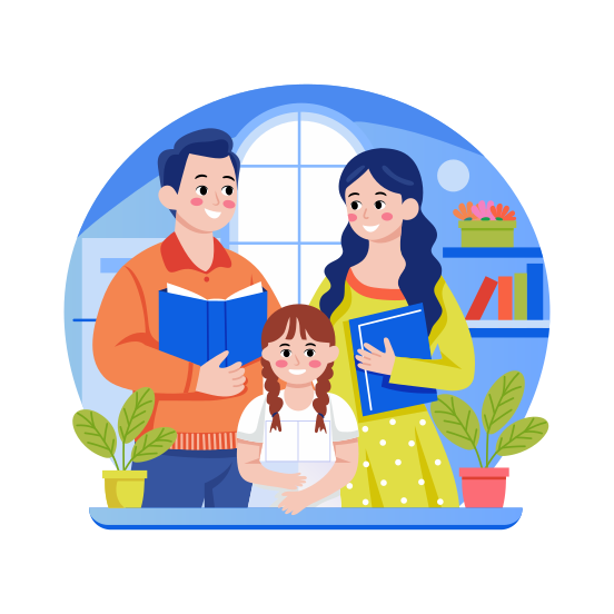 Ptm, Meeting, Parents, Kid, Academic, illustration