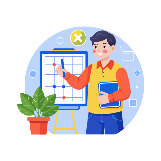 Teaching, Teacher, Lecturer, Professional, Classroom, illustration