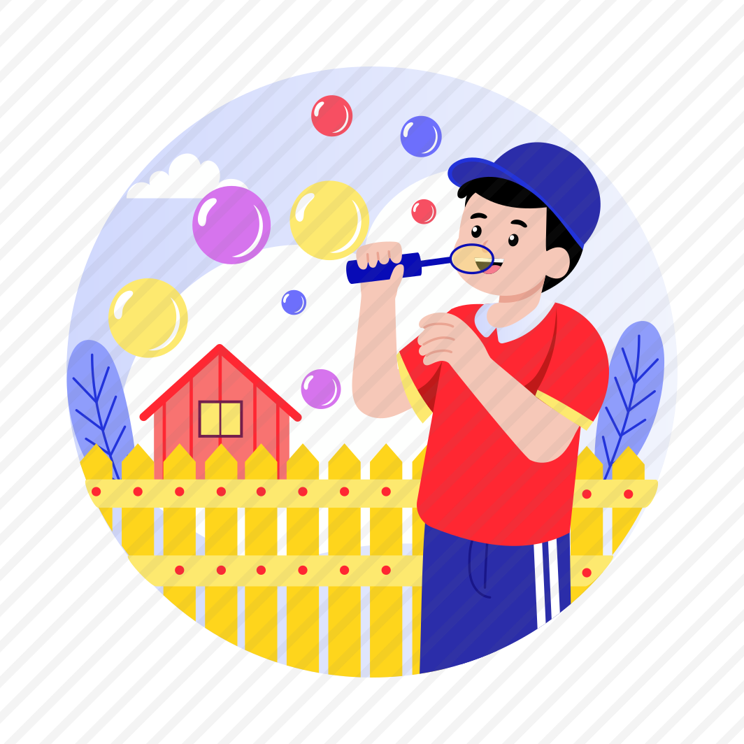 Blowing Bubbles, Activity, Outdoor, Fun, Playing preview