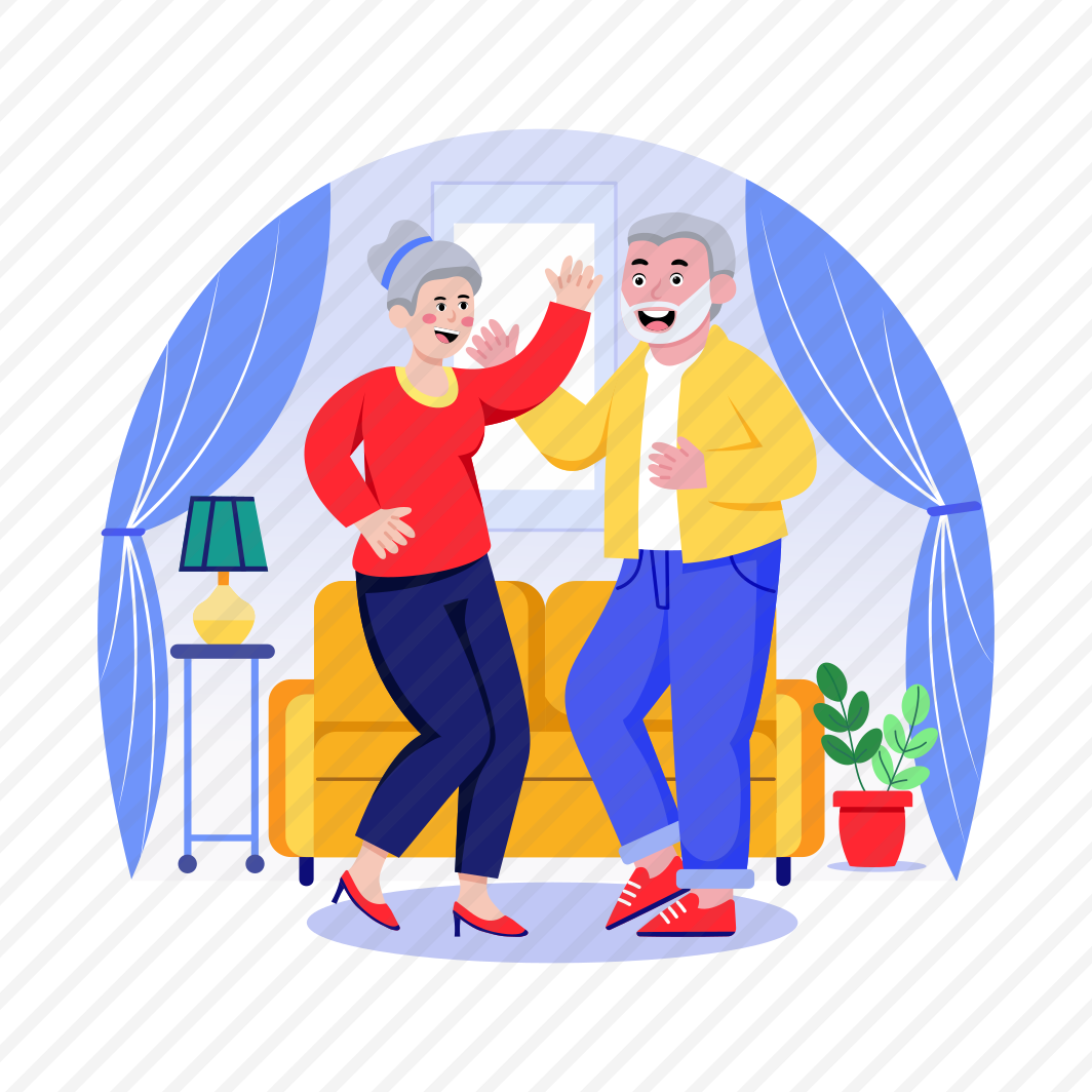 Dancing, Elderly, Couple, Cheerful, Leisure preview
