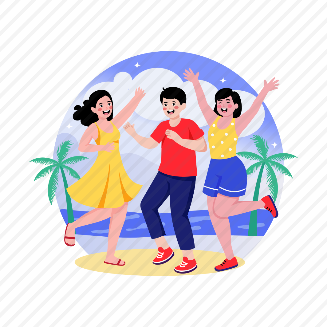 Dancing, Friends, Beach, Party, Vacation preview