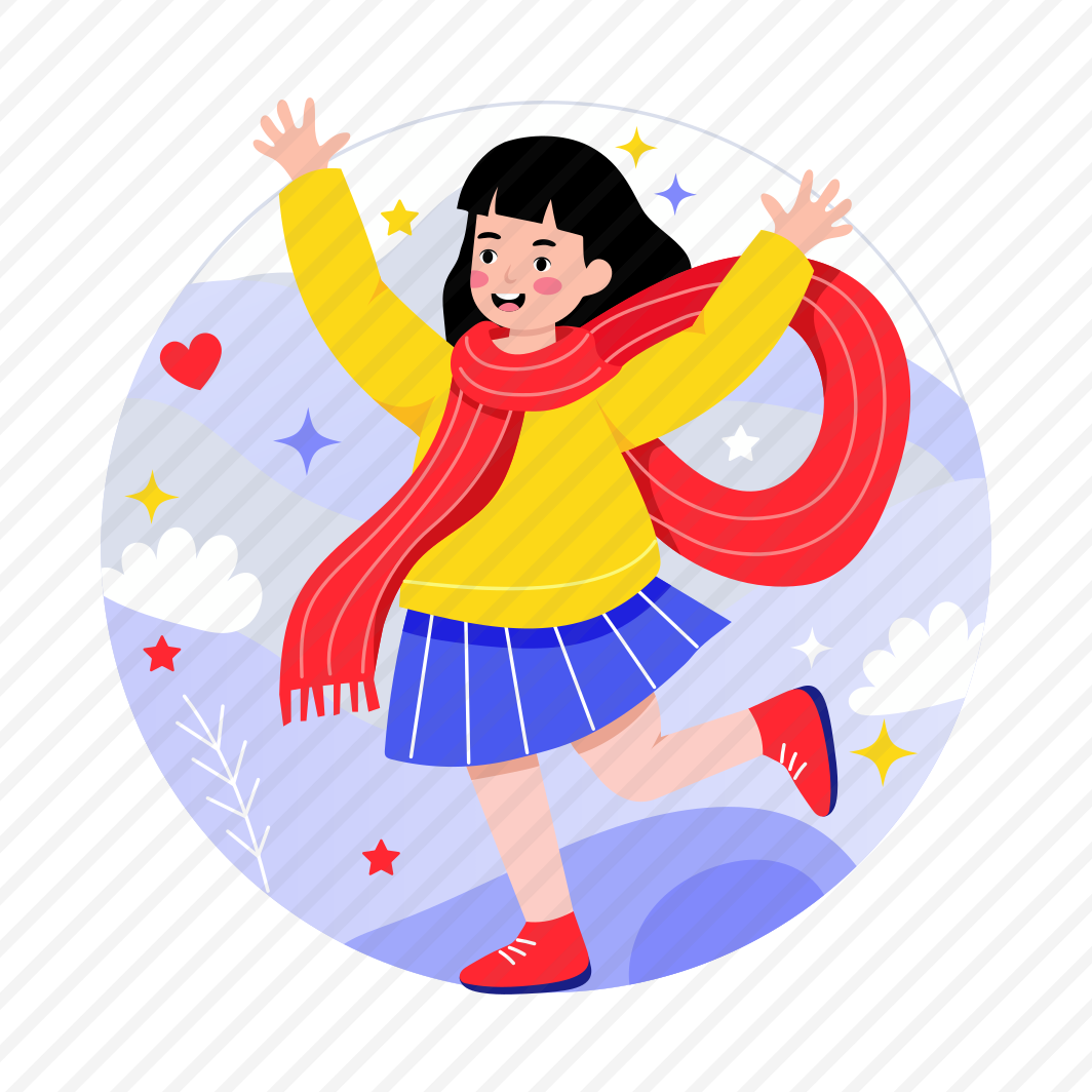 Enjoying, Happy, Joyful, Cheerful, Winters preview