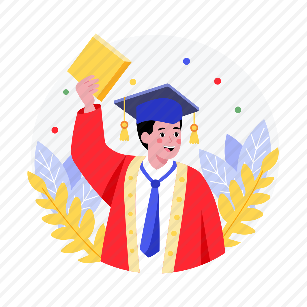 Graduate, Student, Achievement, Success, Confetti preview