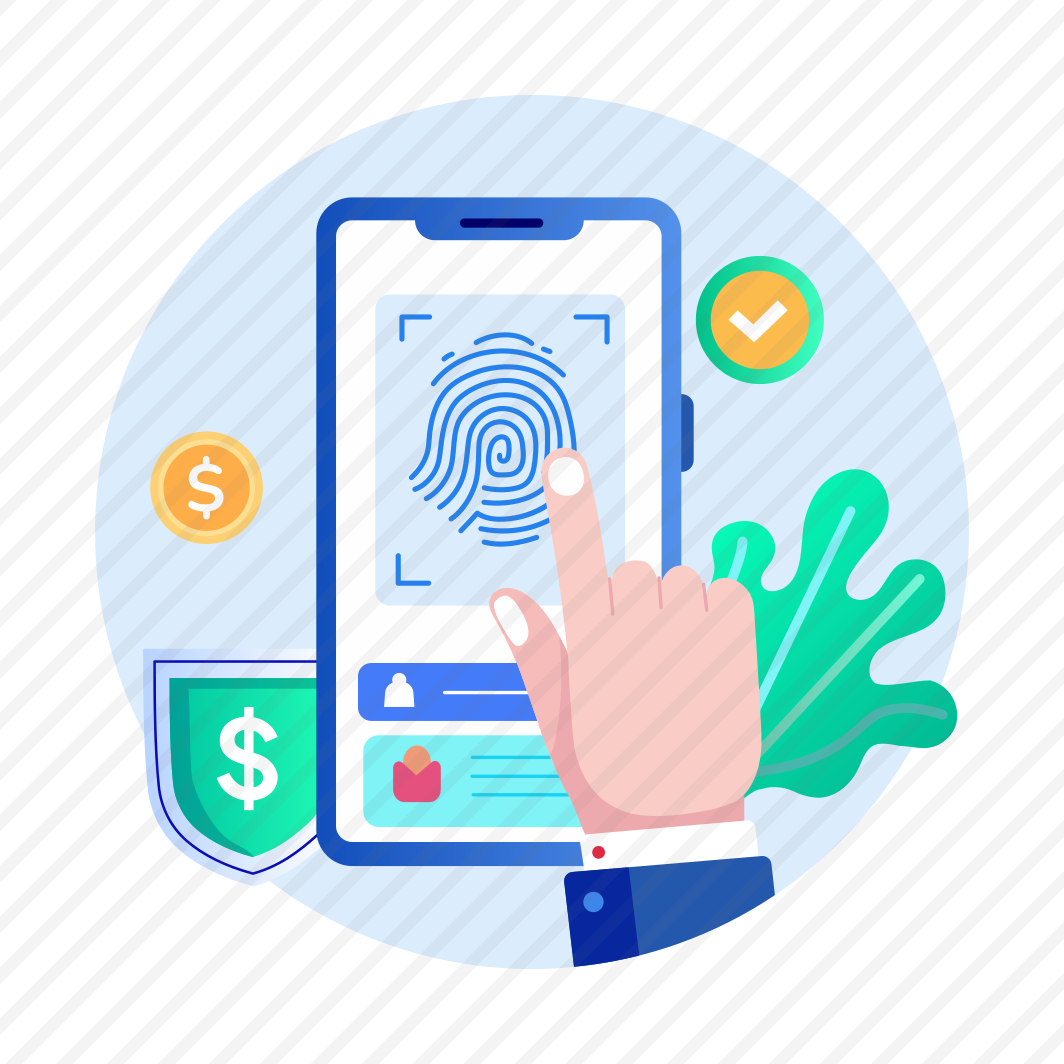 Fingerprint Pay, Biometric, Authentication, Verification, Transaction, preview
