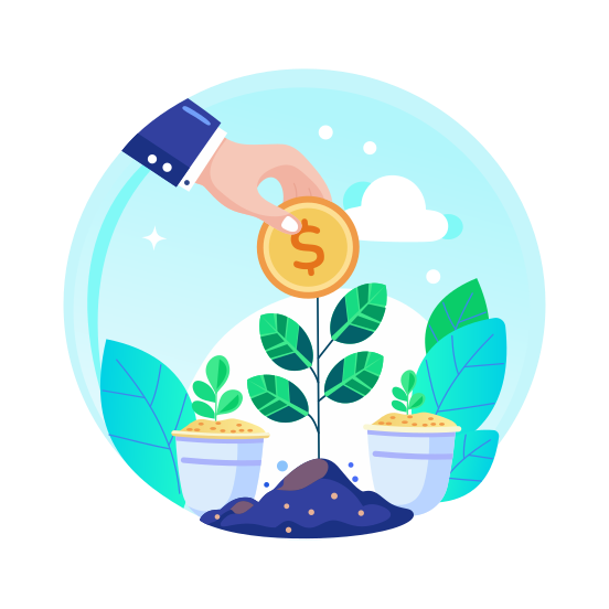 Investing, Growth, Wealth, Business, Finance, illustration